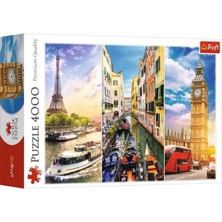 Tref line Puzzle 45009 Journey through Europe 4000 pcs ( T50095 )-1