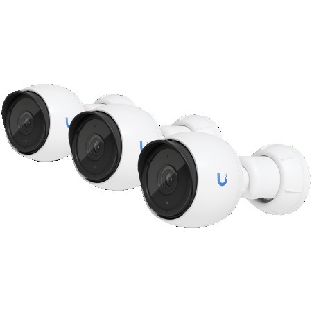 Ubiquiti g4 bullet 3-pack 2k (4mp) video resolution flexible 3-axis adjust mount 9 m (30 ft) ir night vision ai event detections ( UVC