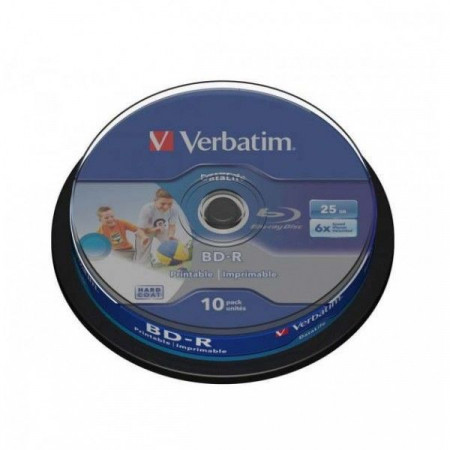 Verbatim 43804 BLU-RAY Printable 25GB 6X ( 525VSP/Z )