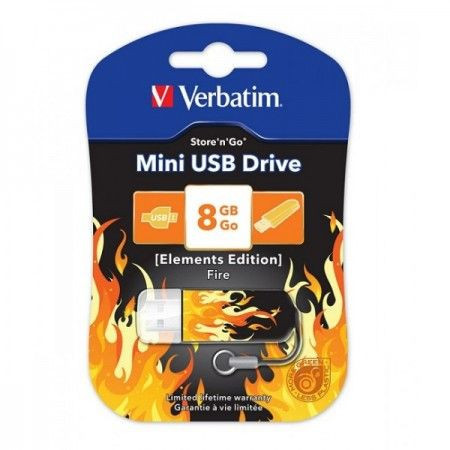 Verbatim 8GB Mini Elements edt.Fire 2.0 ( UFV98158/Z ) - Img 1