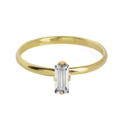 Victoria cruz gold prsten sa swarovski kristalom ( a3664-07da )-1