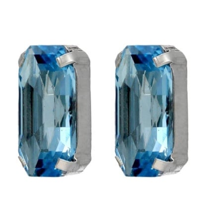 Victoria cruz inspire aquamarine mindjuše sa swarovski kristalom ( a4686-10ht )
