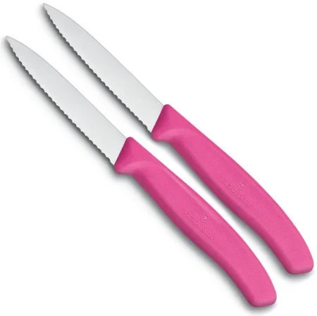 Victorinox kuhinjski nož reckavi 8cm 2/1 roze ( 6.7636.L115B )