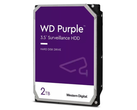 WD 2TB 3.5&quot; SATA III 256MB IntelliPower WD22PURZ Purple - Img 1