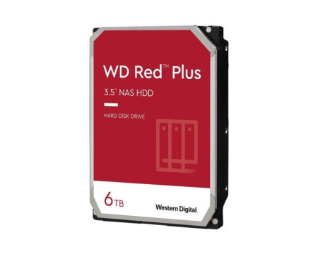 WD 6TB 3.5&quot; SATA III 256MB IntelliPower WD60EFPX Red Plus - Img 1
