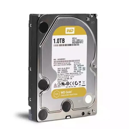 WD hard disk 1TB SATA3 128MB WD1005FBYZ gold