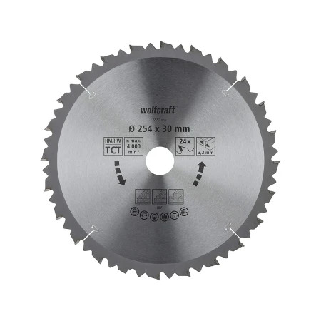 Wolfcraft list za cirkular za drvo 254x30x3.2mm ( 6553000 )
