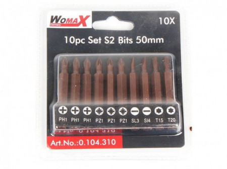 Womax pin set 10 kom s2 25mm ( 0104310 )