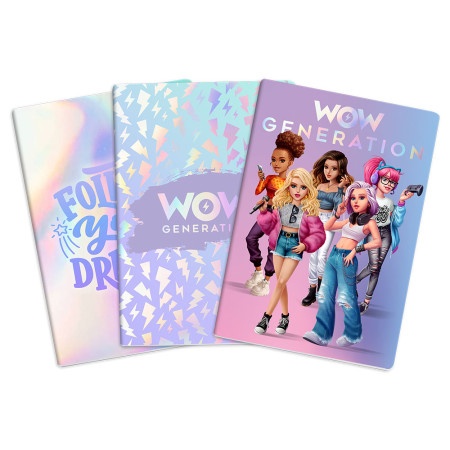 Wow Generation set 3 A5 notesa mek povez ( 1041026 )