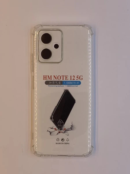 Xiaomi Note 12 5G transparent maska sa ojačanim ivicama ( 96204 )