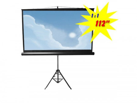 Xstand PSDB112 Platno za projektor, 112,1:1, 2.0 x 2.0M, mat beli, tripod projection screen - Img 1