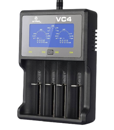 Xtar punjac baterija LCD VC4 za Li-ion, Ni-MH, Ni-Cd baterije ( 1225 )