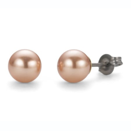 Ženske oliver weber sensitive pearl round midi rosegold mindjuše sa swarovski perlama ( s24014.769 )