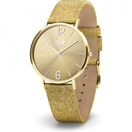 Ženski ice watch city sparkling zlatni elegantni ručni sat ( 015087 )