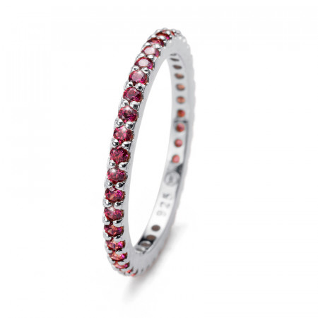 Ženski oliver weber jolie 925ag purple srebrni prsten sa swarovski ljubičastim kristalom ( 63225rm.pur ) - Img 1
