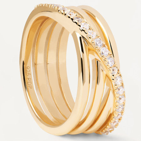 Ženski pd paola cruise zlatni prsten sa pozlatom 18k ( an01-905-14 )