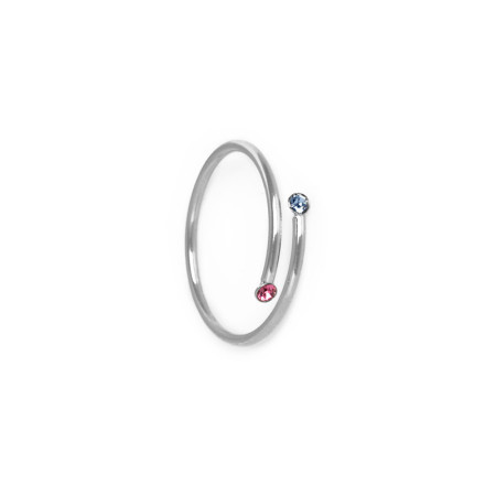 Ženski victoria cruz iris multicolor crystal prsten sa swarovski kristalima ( a3560-mha ) - Img 1