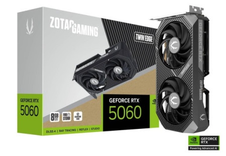 Zotac svga rtx 5060 twin edge 8gb gddr7, zt-b50600e-10m