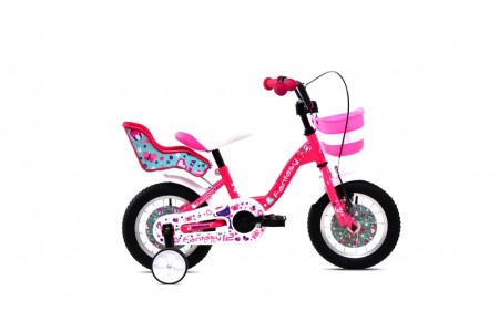 Capriolo bmx 12&quot;ht fantasy pink-tirkiz ( 924118-12 )-1