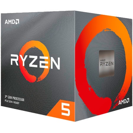 AMD 6C/12T 3600 Ryzen 5 (4.2GHz,36MB,65W,AM4) Wraith Spire Cooler ( 100-100000031SBX )