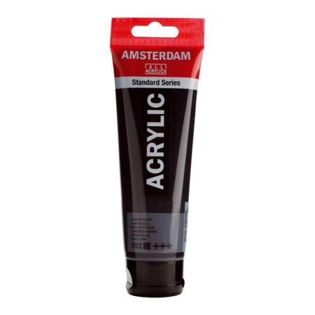 Amsterdam, akrilna boja, lamp black, 702, 120ml ( 680702 ) - Img 1