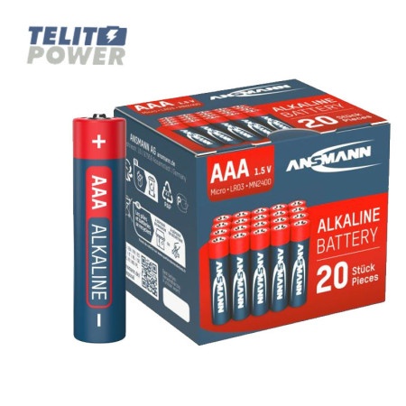 Ansmann ( 4807 ) alkalna baterija 1.5v lr03 (aaa) - box pakovanje 20kom (cena-komad)