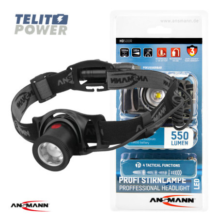 Ansmann HD500R LED headlight punjiva ( 3395 ) - Img 1