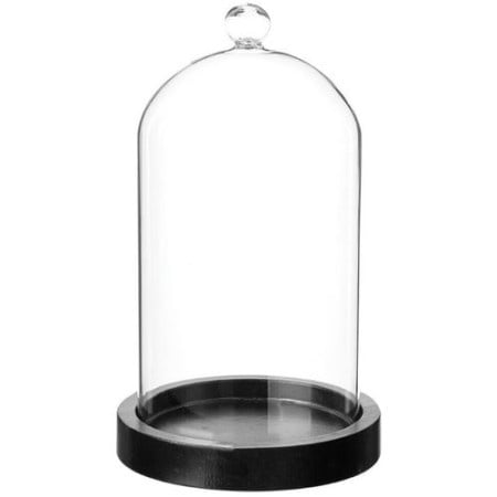 Atmosphera stakleno zvono za sveću  h19 cm transparent ( 110161 )-1