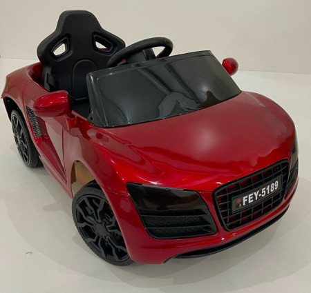 AUDI Mini automobil na akumulator za decu + funkcija ljuljanja - Crveni