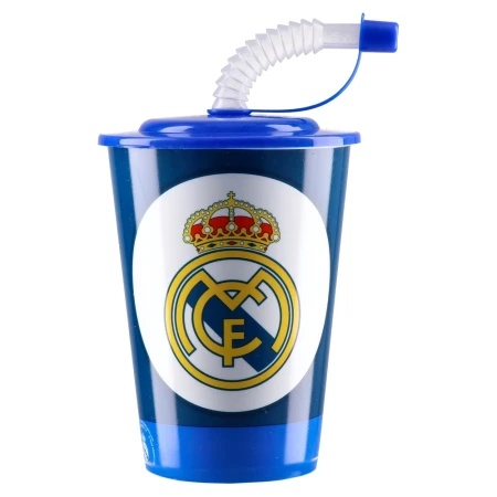 Best Buy tubule čaša sa cevčicom plastična real madrid cf 450ml ( 305826 )