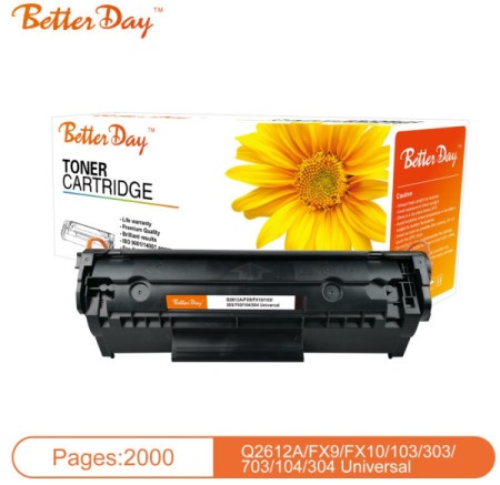 BetterDay Q2612A/FX10 Toner  zam. kaseta za HP 2k-1