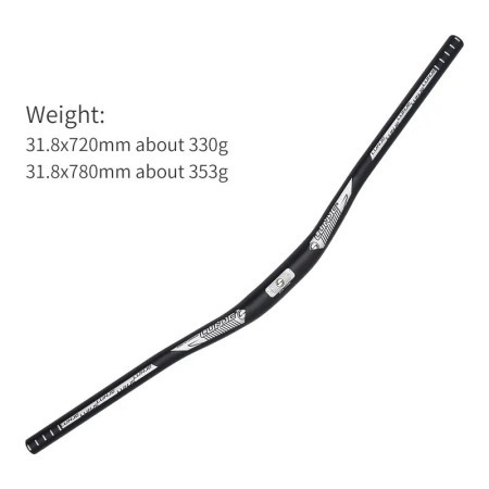 Bikelab Volan aluminijumski lun, 31,8, 720mm, crni ( BIKELAB-011 )