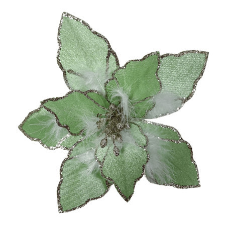 Blossom, novogodišnji cvet, mint, 23cm ( 780614 )