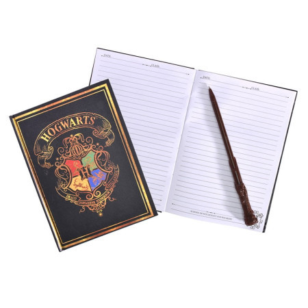 Blue Sky Harry Potter Notebook &amp; Pen Set - Colourful Crest ( 058205 ) - Img 1