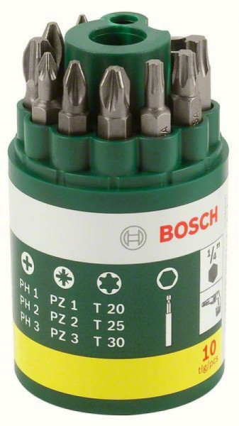 Bosch 10-delni set bitova odvrtača ( 2607019452 )