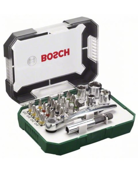 Bosch 26-delni set bitova i čegrtaljči ( 2607017322 )