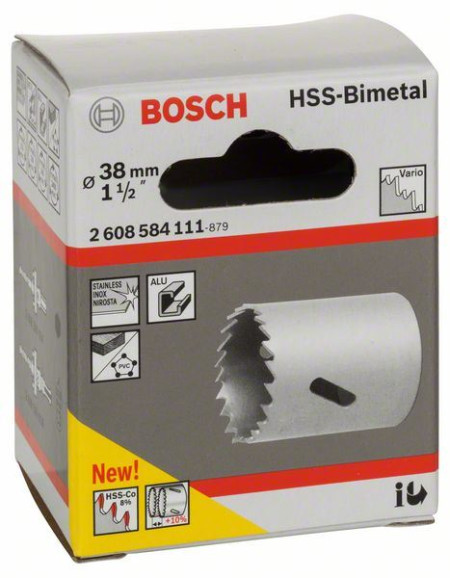 Bosch testera za otvore HSS-bimetal za standardne adaptere 38 mm, 1 1/2&quot; ( 2608584111 ) - Img 1