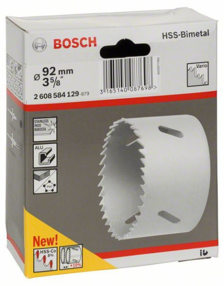 Bosch tza otvore HSS-bimetal za standardne adaptere 92 mm, 3 5/8&quot; ( 2608584129 ) - Img 1