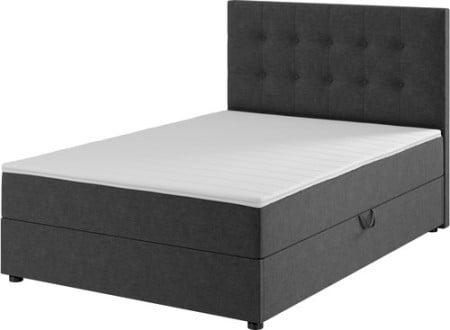 Boxspring krevet 140x200 cm siva