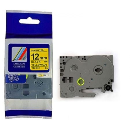 Brother Traka za labeliranje tz2-631 12mm black on yellow ( 44902 )