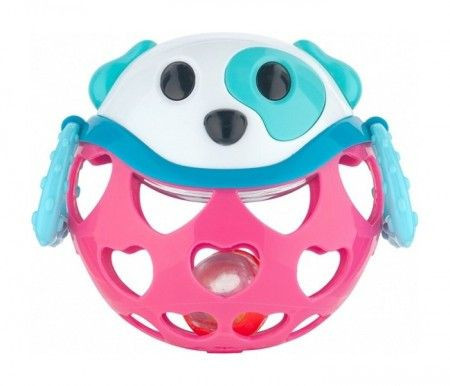 Canpol baby interaktivna igračka sa zvečkom - pink dog ( 79/101_pin ) - Img 1