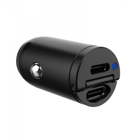 Celly auto punjač 30W 2 USB-C port ( CCMINI2USBC ) - Img 1