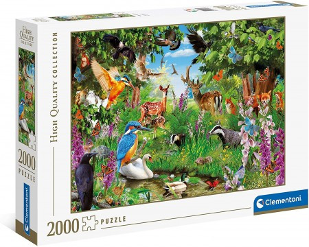 Clementoni puzzle 2000 hqc fantastic forest ( CL32566 )