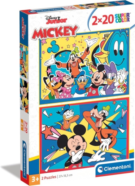 Clementoni puzzle 2x20 disney mickey ( CL24791 )