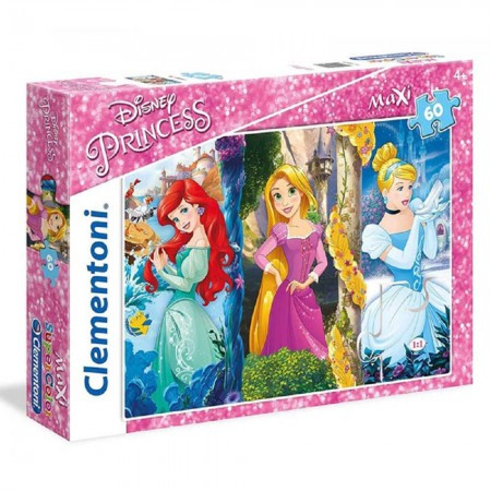 Clementoni puzzle 60 maxi princess ( CL26471 )  - Img 1