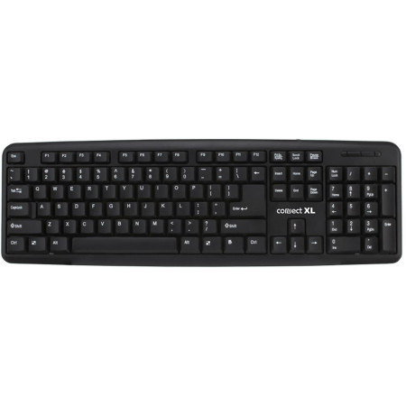 Connect XL tastatura sa qwerty rasporedom, USB, crna boja - CXL-K100