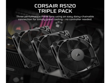 Corsair rs120/120mm/triple pack/crna Ventilator ( CO-9050189-WW )