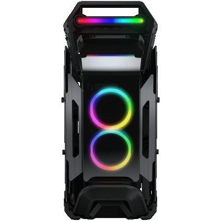 Cougar Cratus PC Case Mid Tower / Tempered Glass ARGB Black ( CGR-5LMSB )