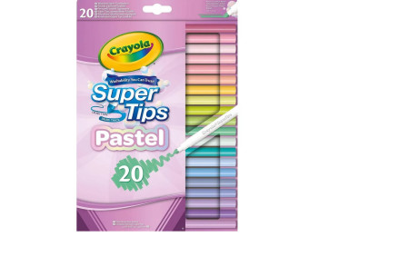 Crayola flomasteri pastel 20 kom ( GA075170 )
