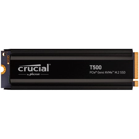 Crucial T500 1TB PCIe Gen4 NVMe M.2 SSD with heatsink ( CT1000T500SSD5 ) -1